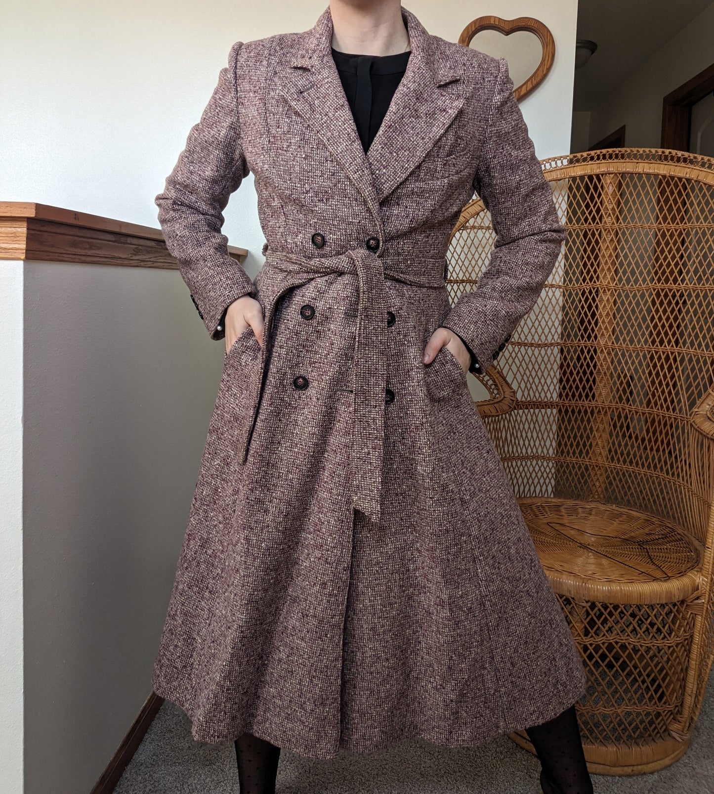 1960s tweed princess coat Coat Rad Bonnie's Vintage