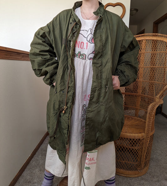 1960s/70s Army parka Coat Rad Bonnie's Vintage