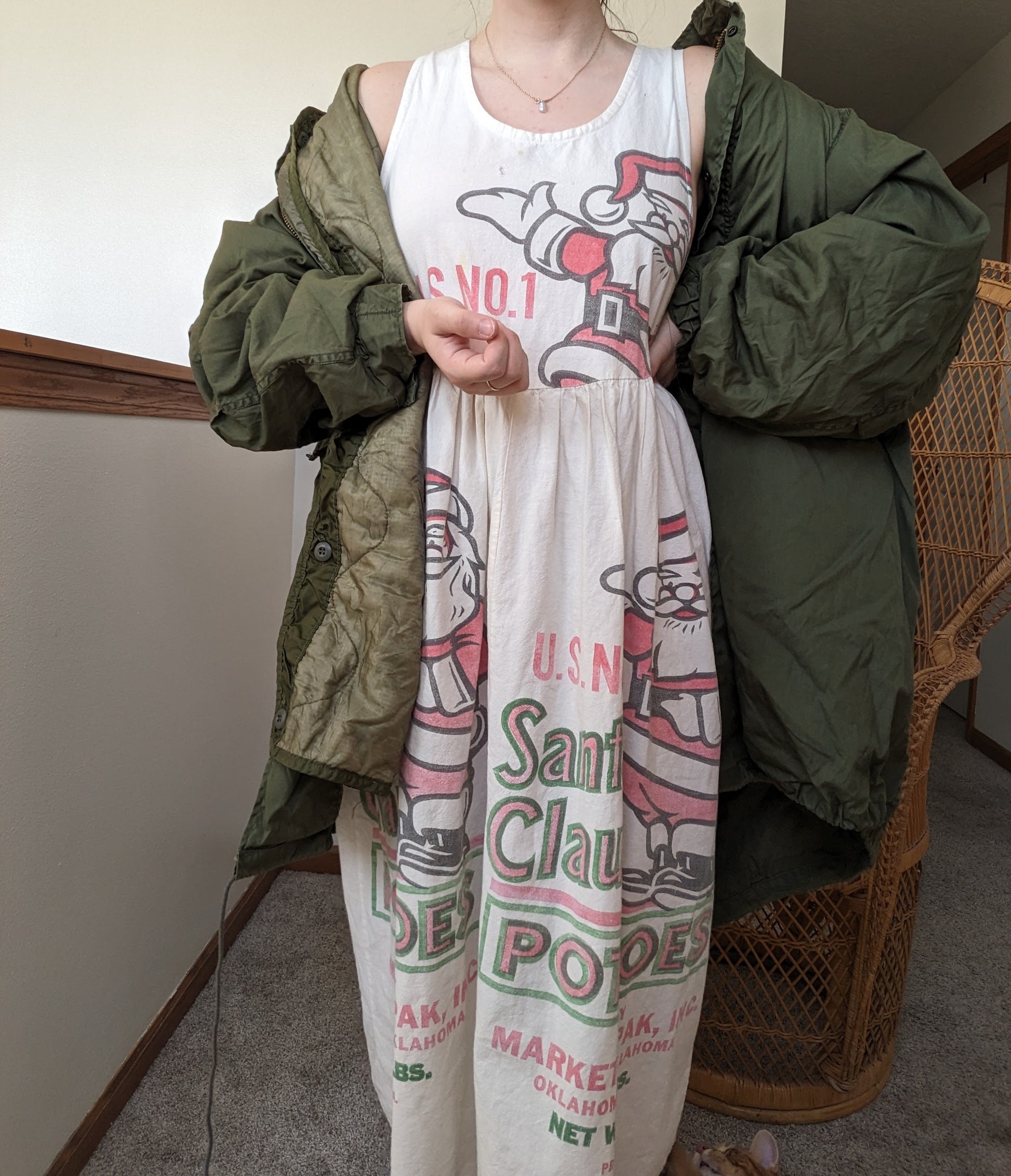 1960s/70s Army parka Coat Rad Bonnie's Vintage