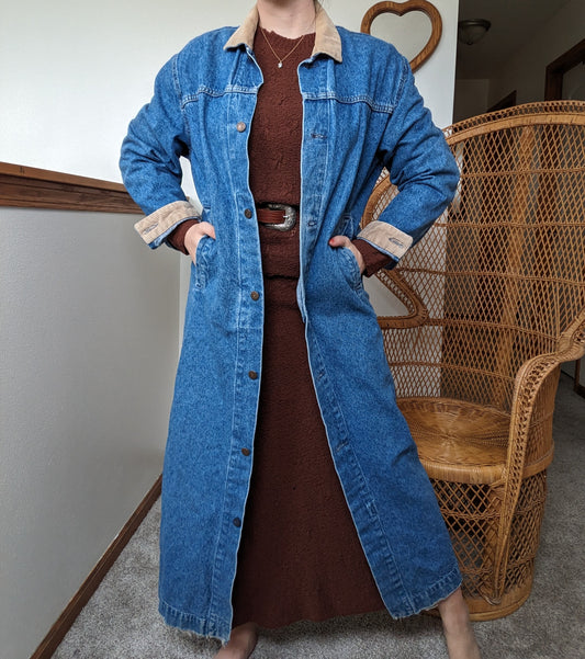 1970s Levi's denim duster Jacket Rad Bonnie's Vintage