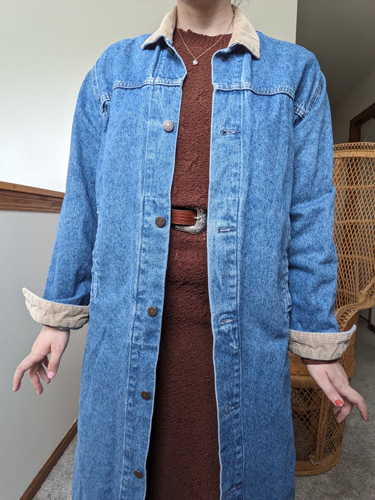 1970s Levi's denim duster Jacket Rad Bonnie's Vintage