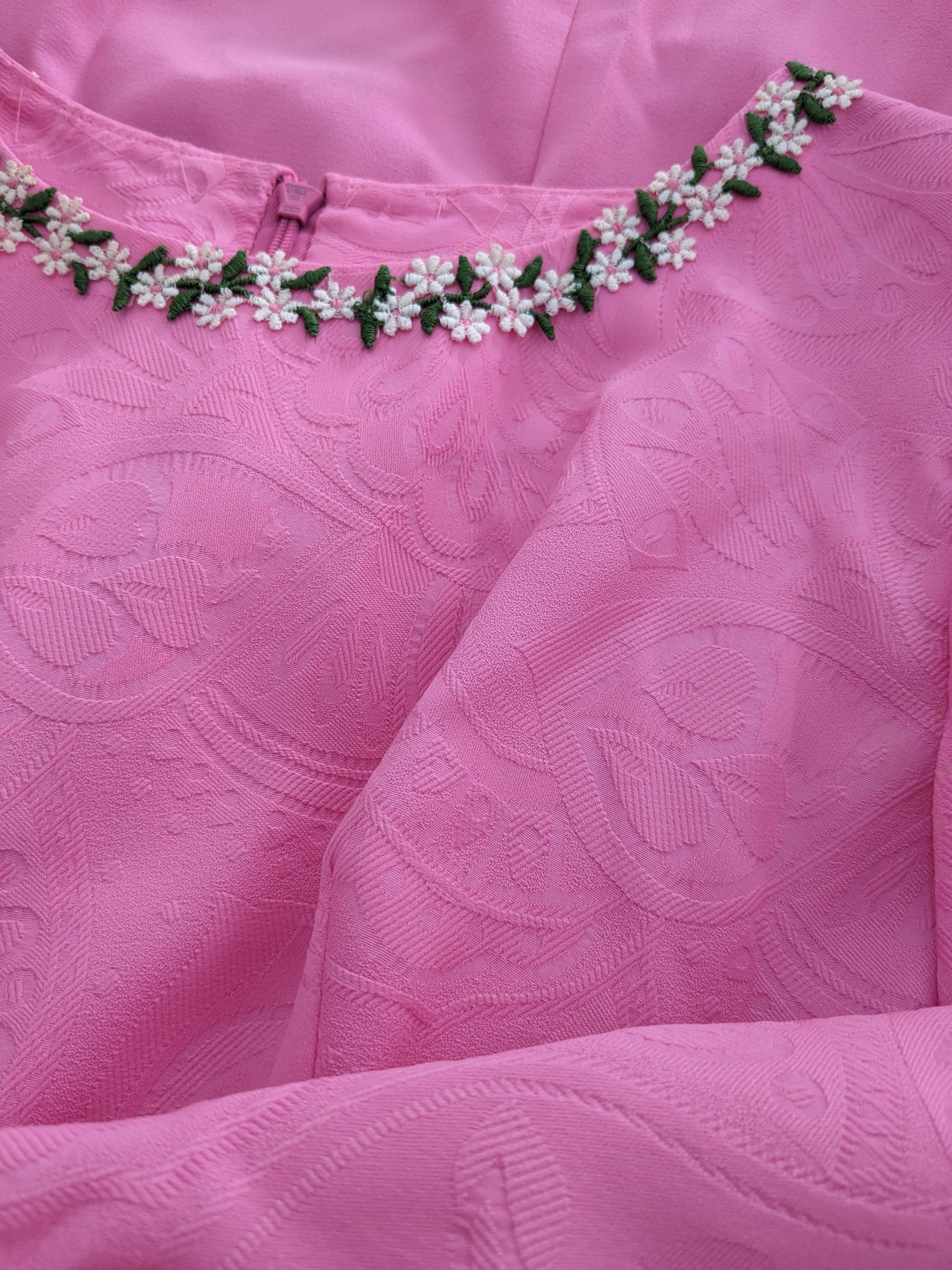 1960s pink floral maxi dress Dress Rad Bonnie's Vintage