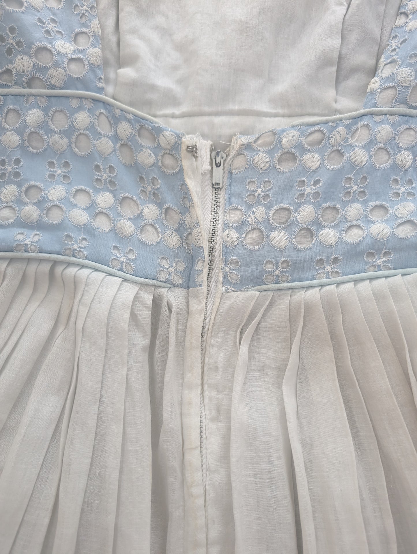 1950s open back dress