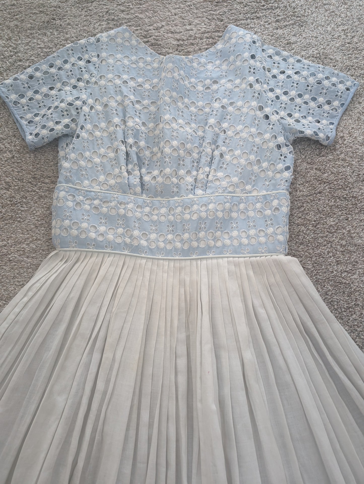 1950s open back dress