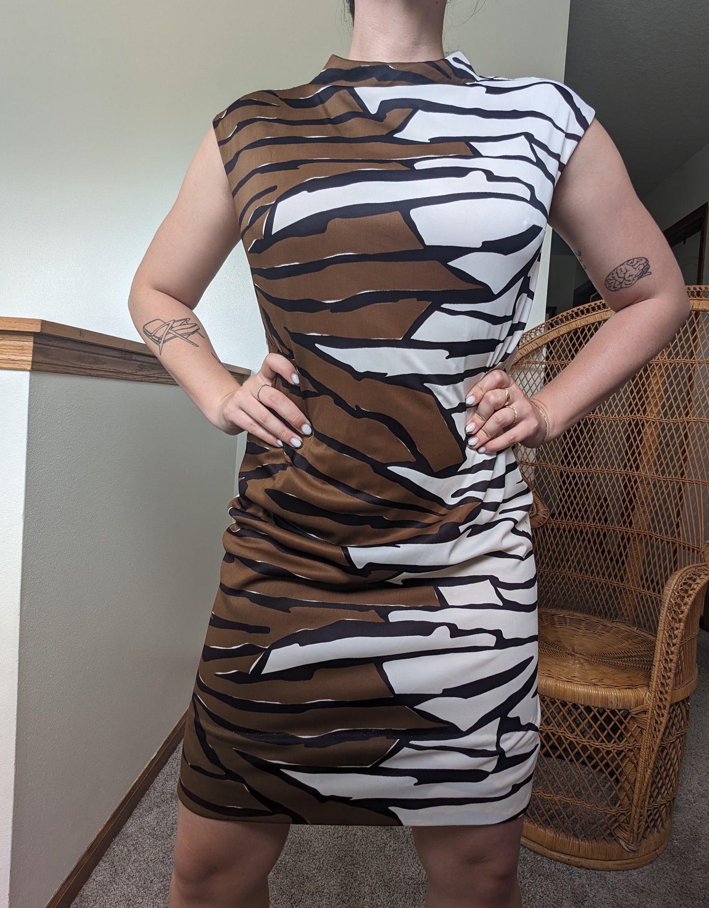 1970s shift dress