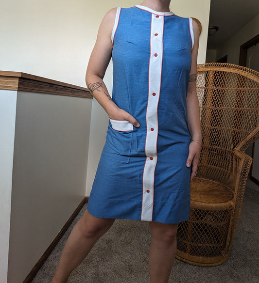 1960s mod shift dress Dress Rad Bonnie's Vintage
