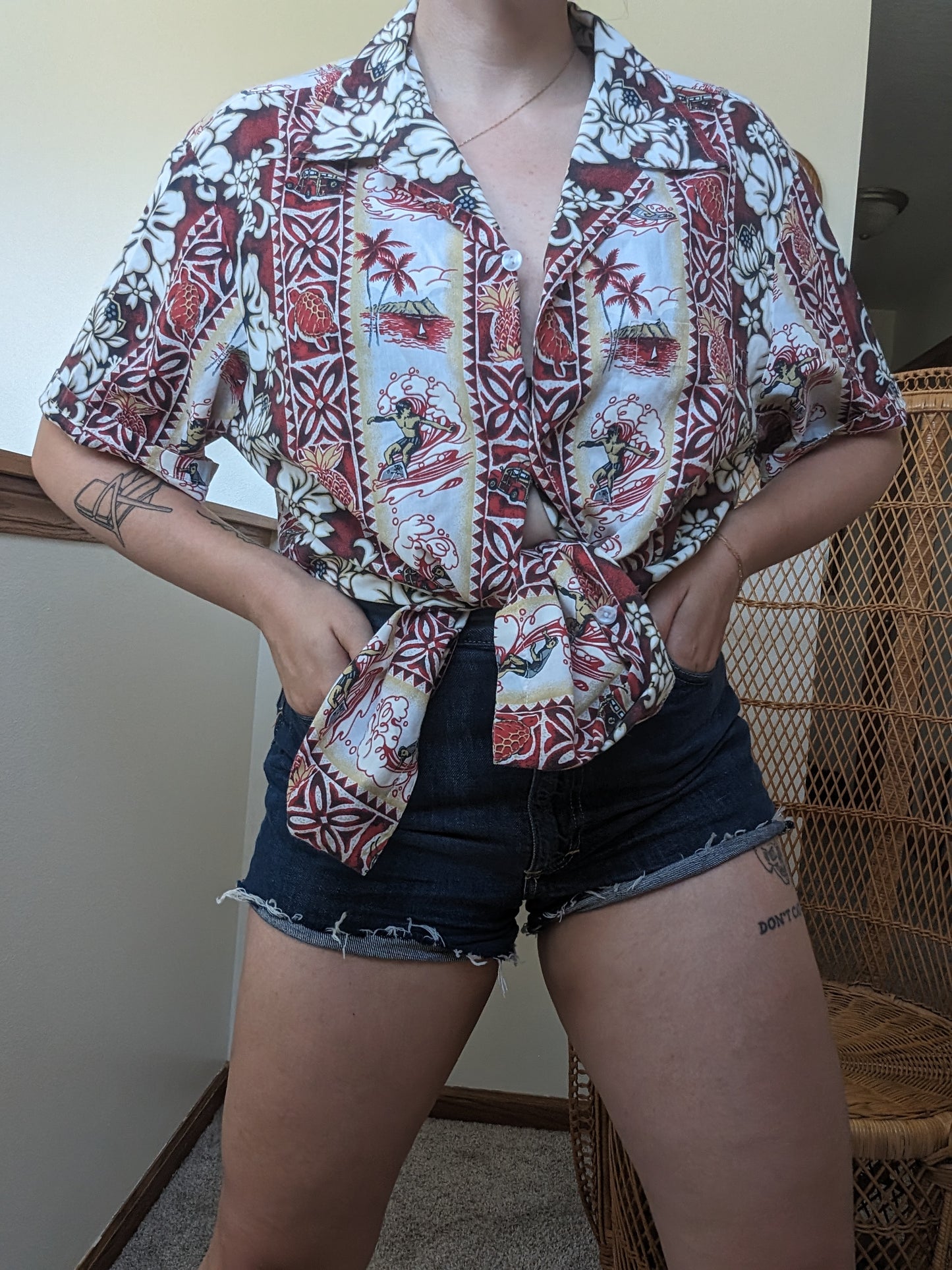 1970s Hawaiian shirt Shirt Rad Bonnie's Vintage