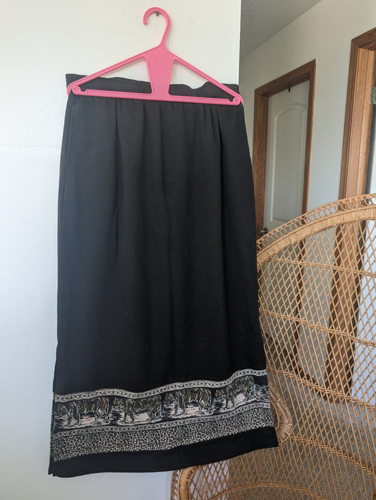1990s tiger skirt Skirt Rad Bonnie's Vintage