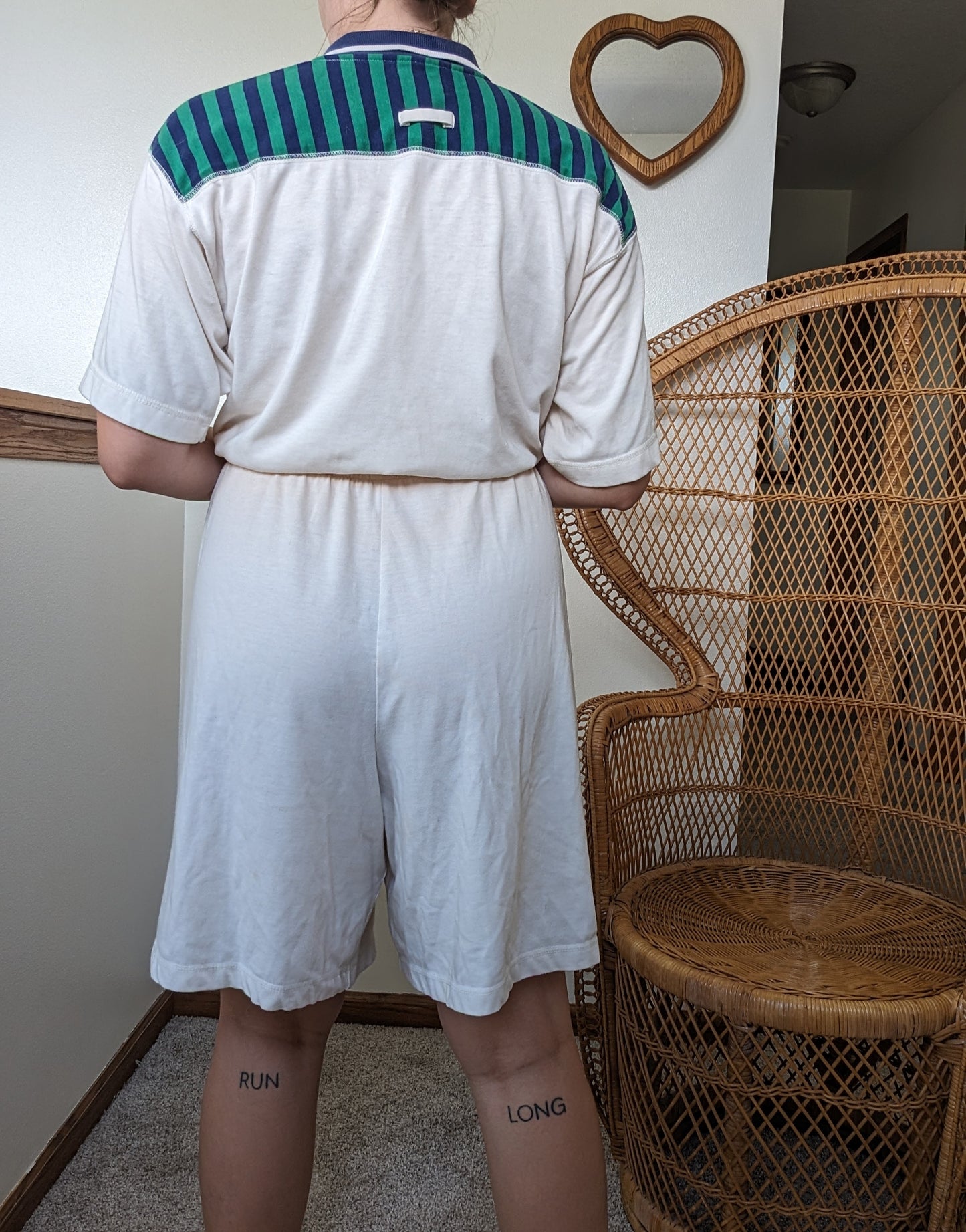 1980s Leslie Fay romper
