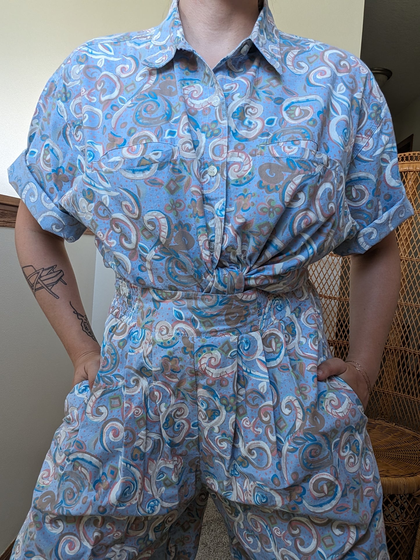 1990s pastel cotton set Set Rad Bonnie's Vintage