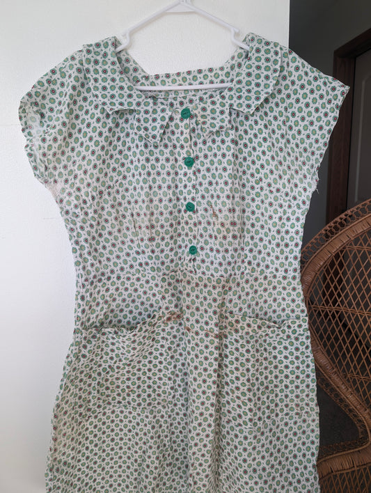 1930s cotton dress Dress Rad Bonnie's Vintage