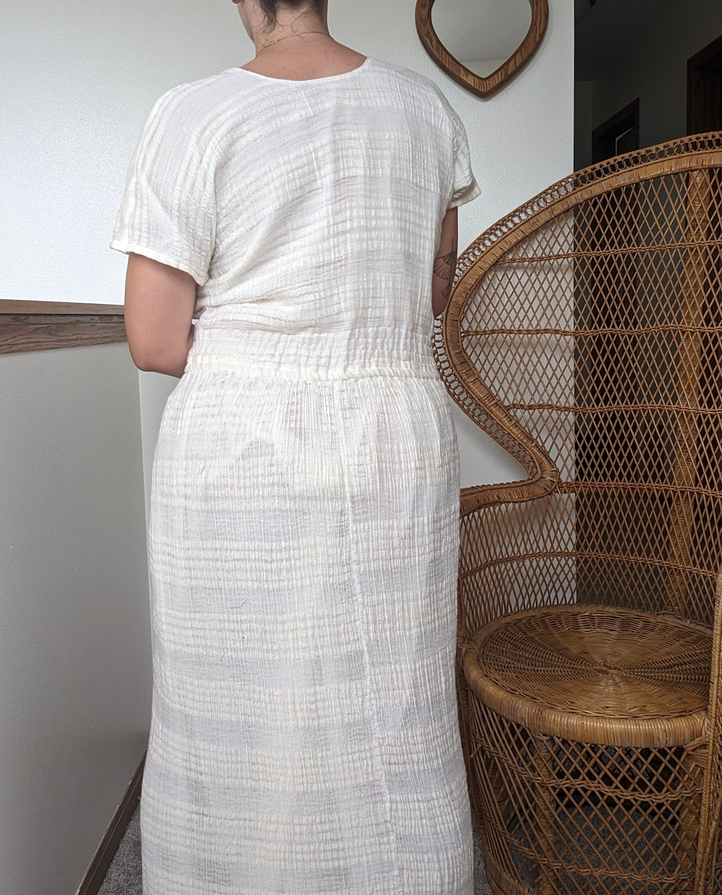 1970s gauze dress