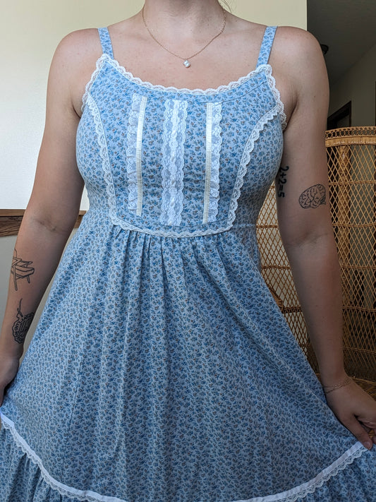 1970s Gunne Sax style prairie set Dress Rad Bonnie's Vintage
