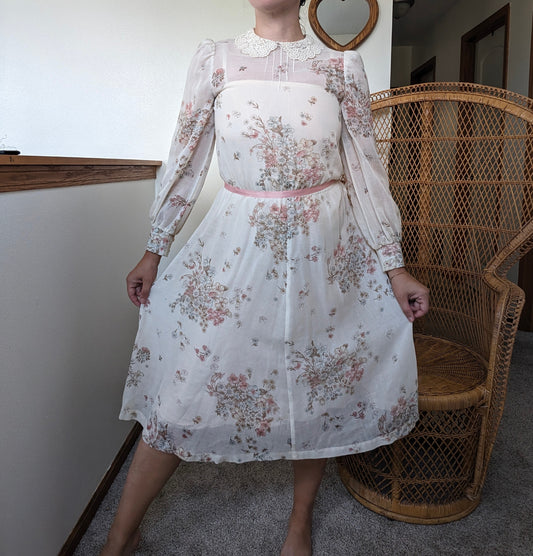 1970s floral dress Dress Rad Bonnie's Vintage