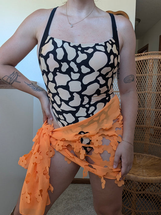 1980s open back swimsuit Swim Rad Bonnie's Vintage