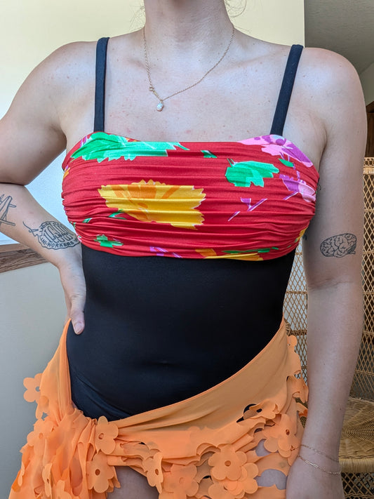 1980s pinup swimsuit Swim Rad Bonnie's Vintage