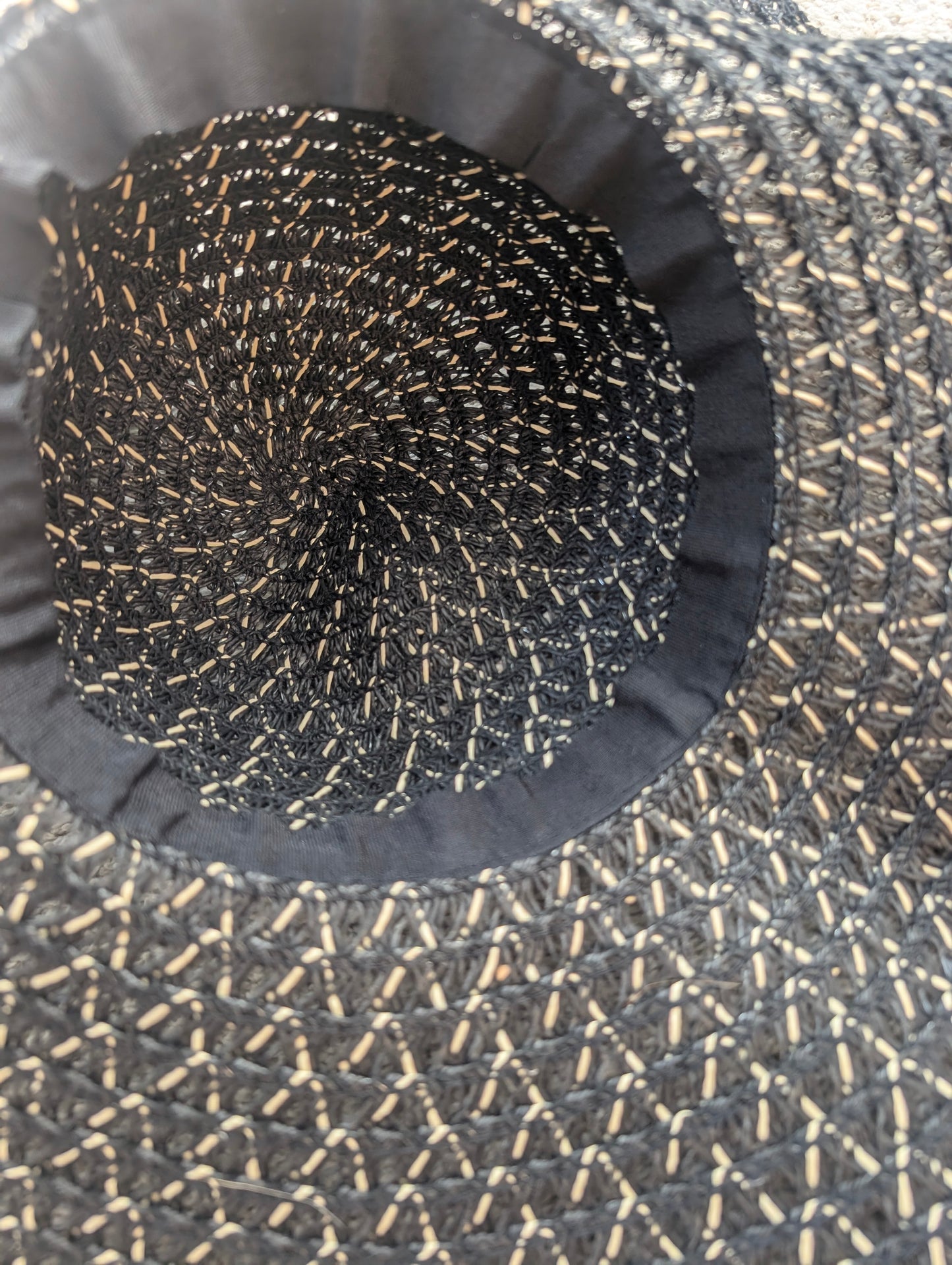 Modern over-sized sun hat