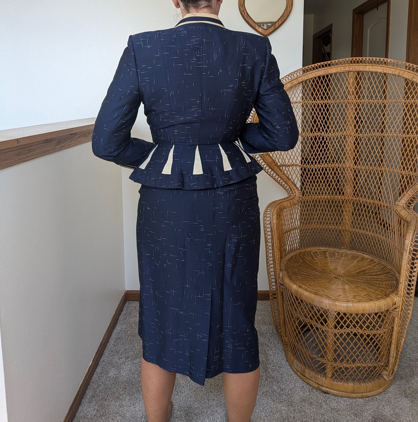 Rare 1940s Lilli Ann skirt suit