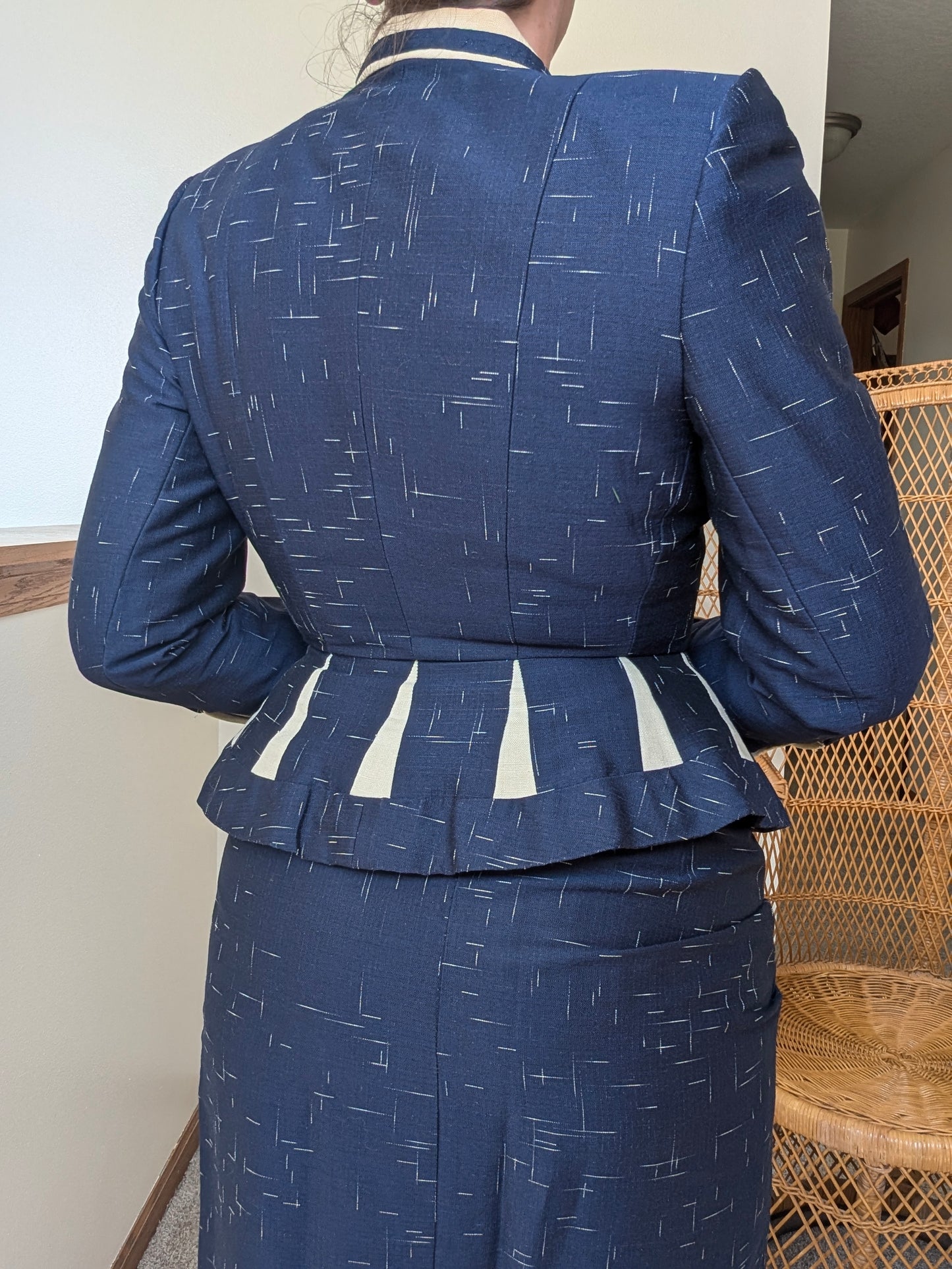 Rare 1940s Lilli Ann skirt suit