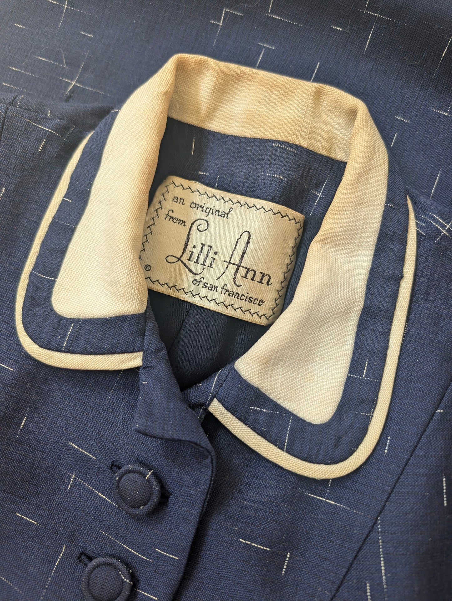 Rare 1940s Lilli Ann skirt suit