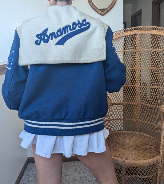 1980s varsity letter jacket Jacket Rad Bonnie's Vintage