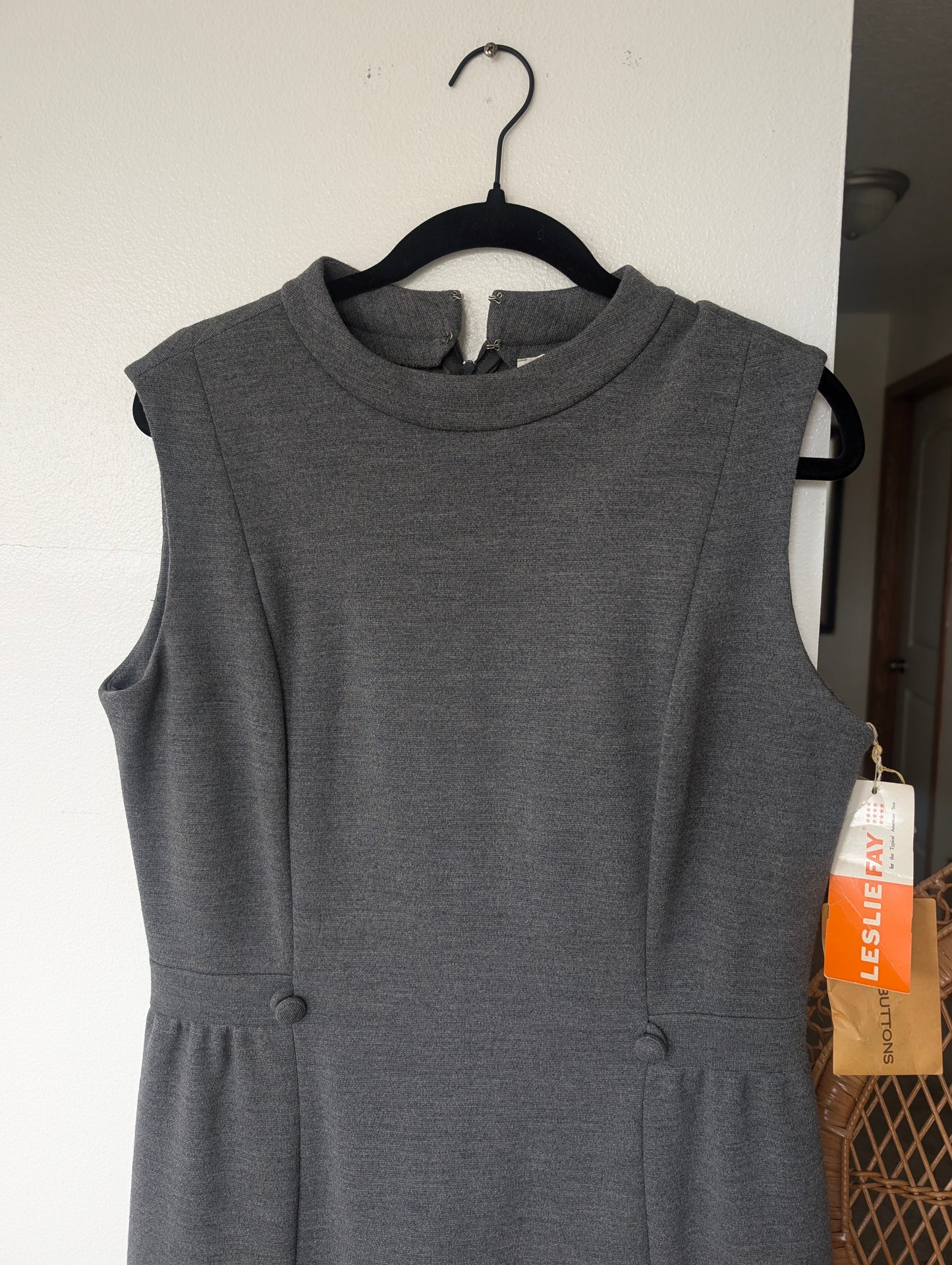 1970s deadstock wool dress