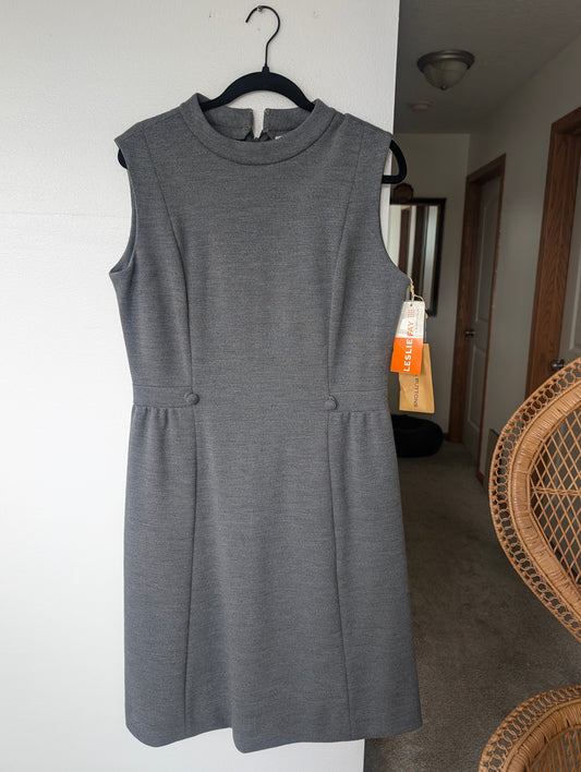 1970s deadstock wool dress Dress Rad Bonnie's Vintage