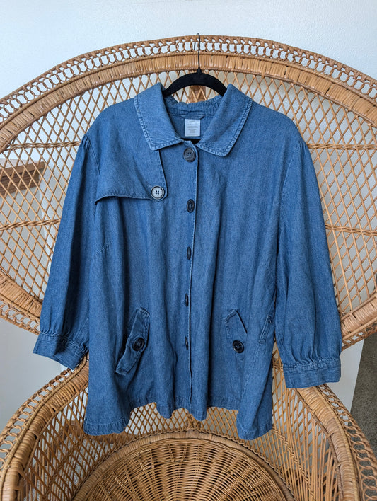 Modern chambray jacket Jacket Rad Bonnie's Vintage