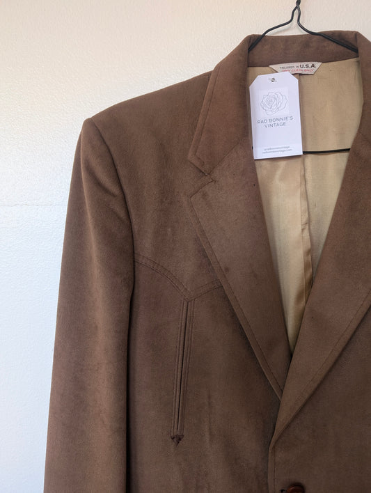 1960s Western blazer Jacket Rad Bonnie's Vintage
