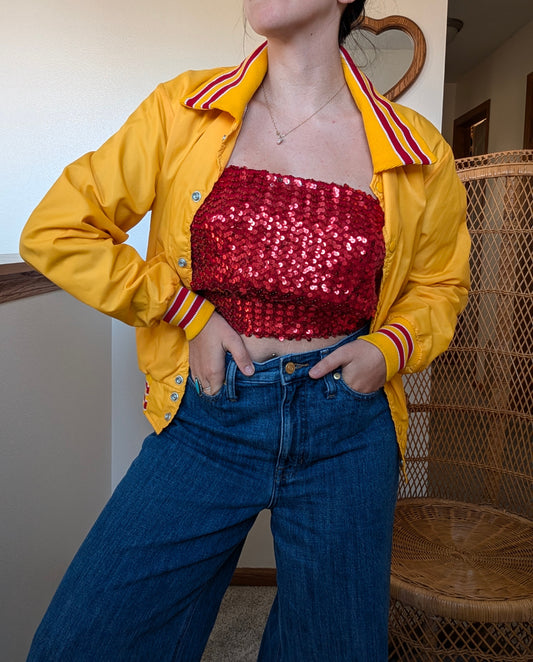 1980s Iowa State bomber jacket Jacket Rad Bonnie's Vintage