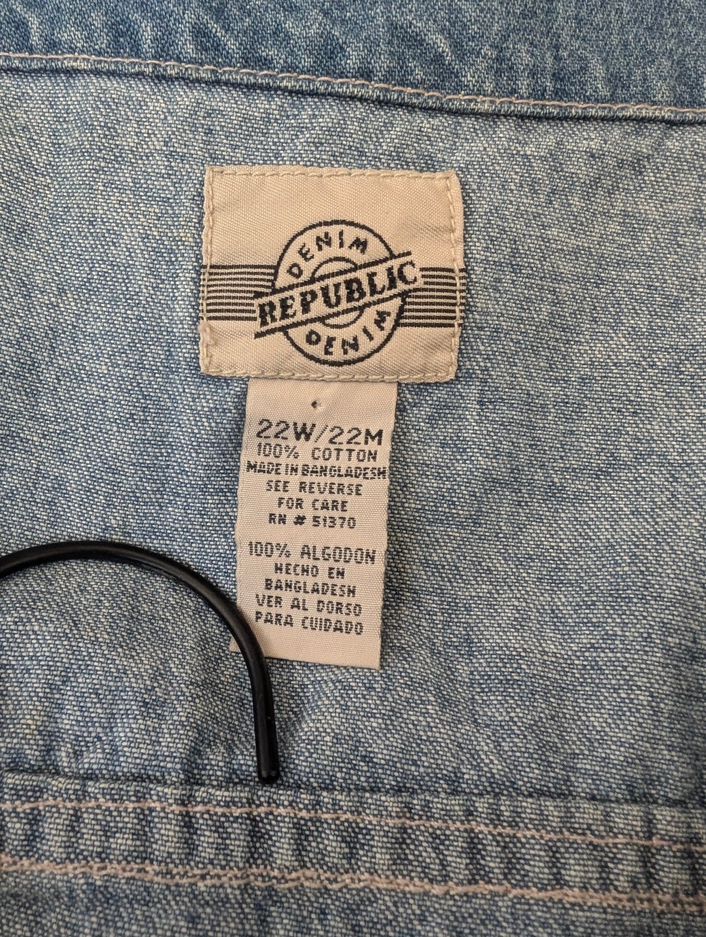 1990s Dolly Parton denim vest Vest Rad Bonnie's Vintage