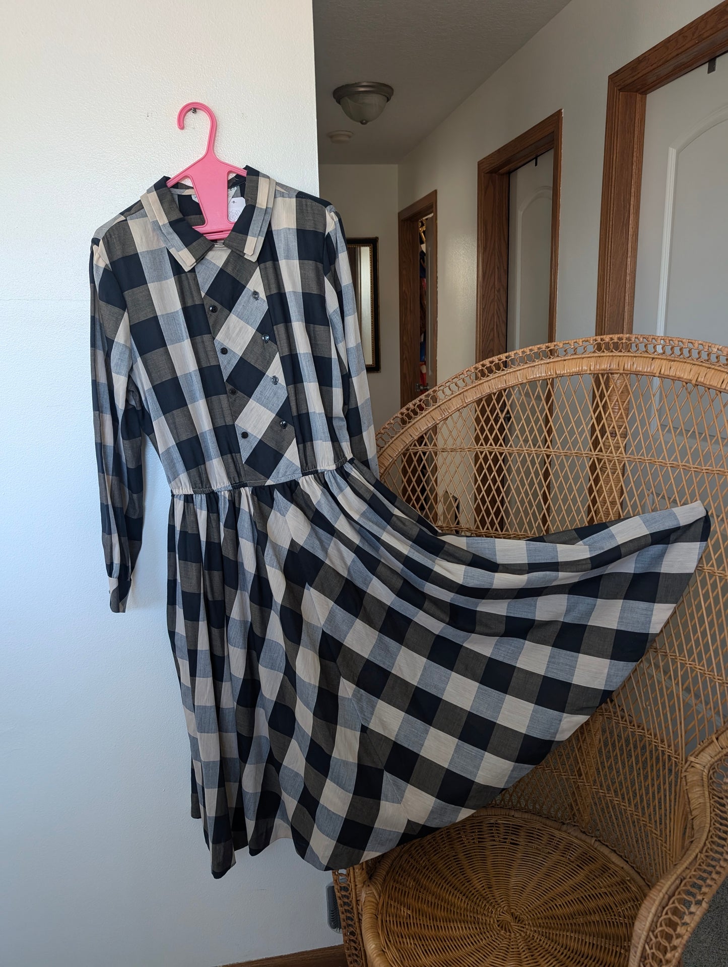 1960s mod check dress Dress Rad Bonnie's Vintage