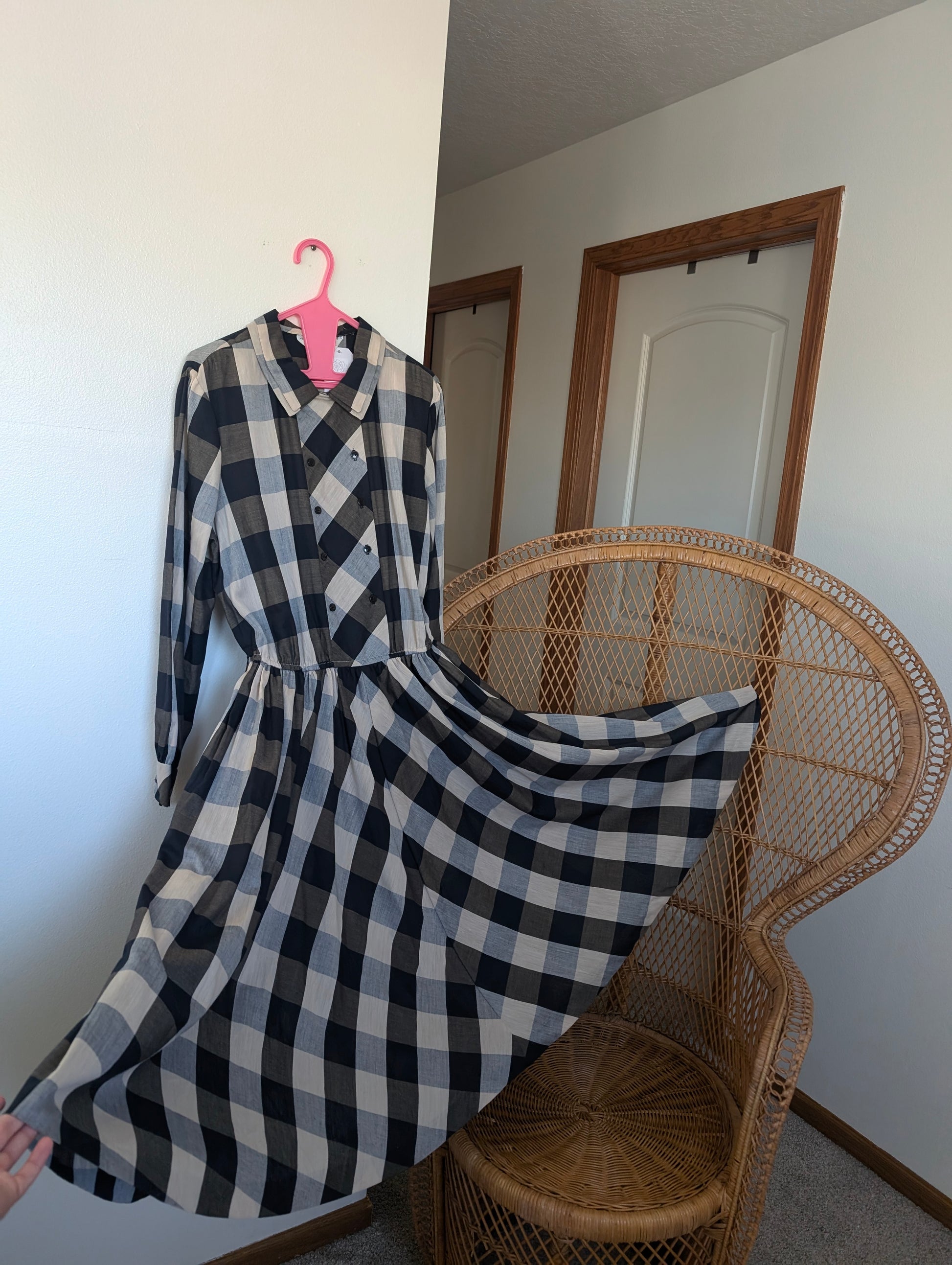 1960s mod check dress Dress Rad Bonnie's Vintage
