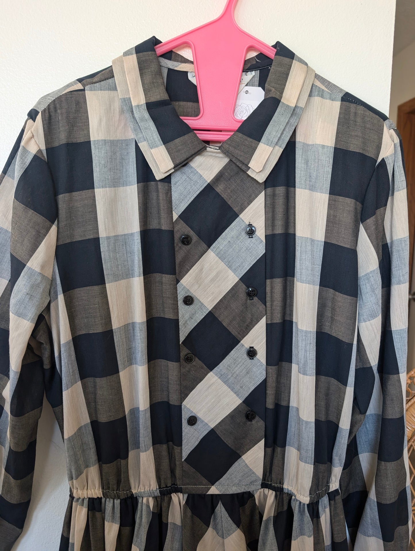 1960s mod check dress Dress Rad Bonnie's Vintage