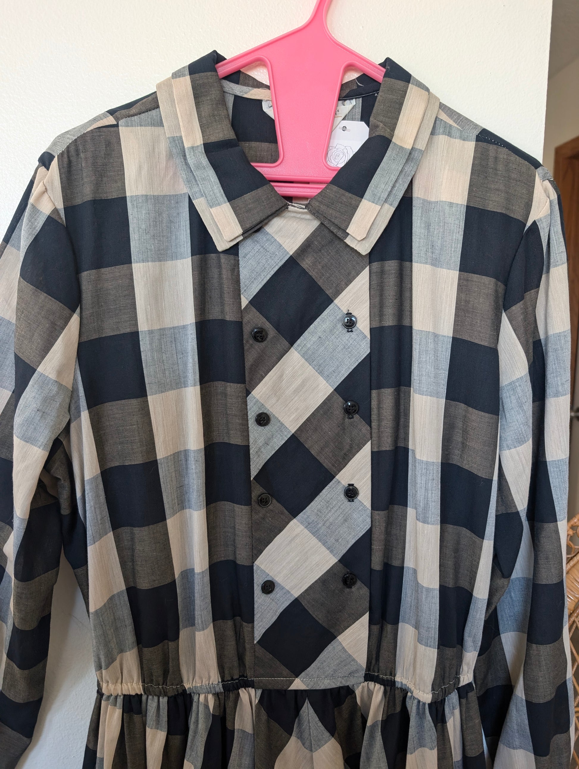 1960s mod check dress Dress Rad Bonnie's Vintage