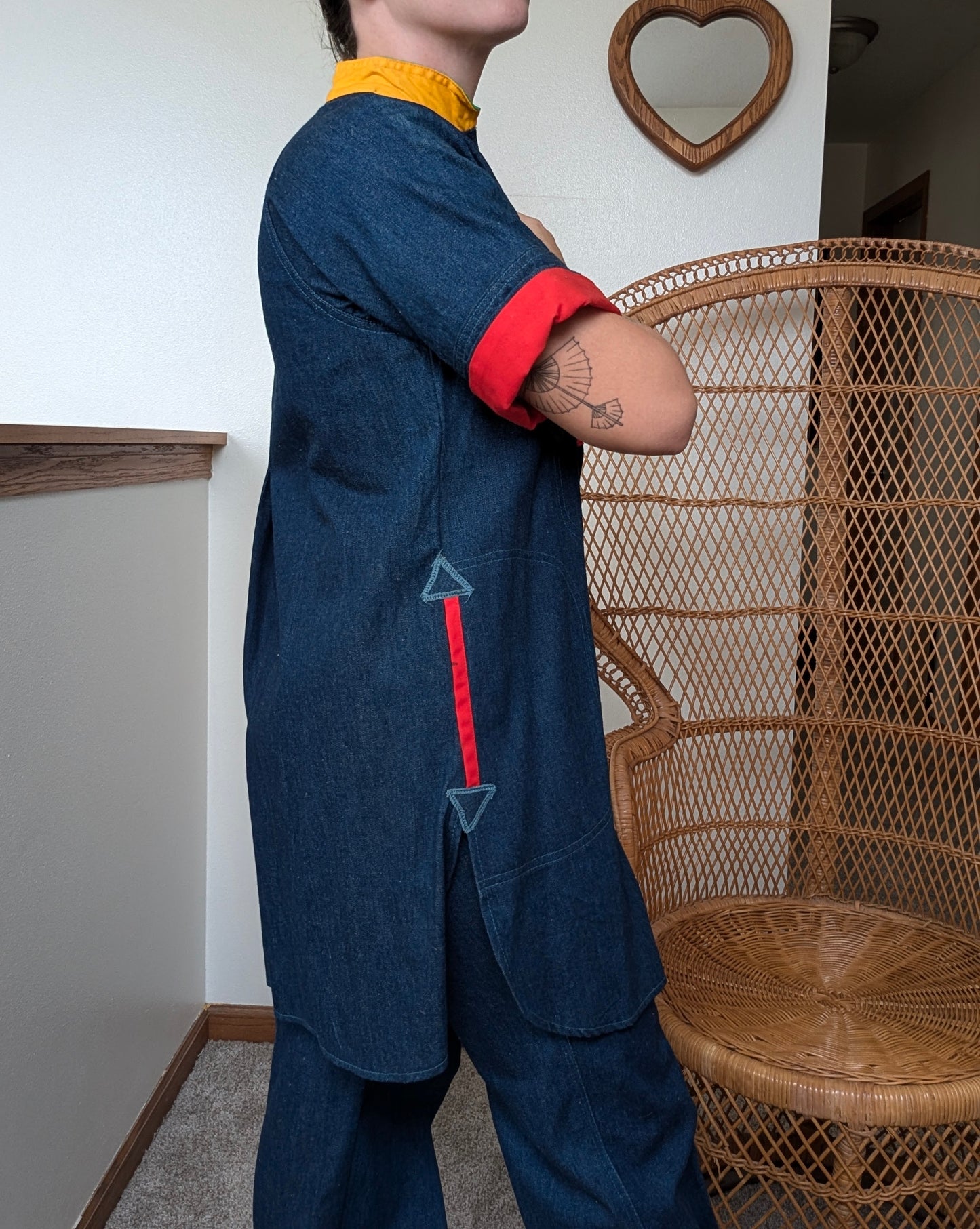 1970s colorful denim set Set Rad Bonnie's Vintage