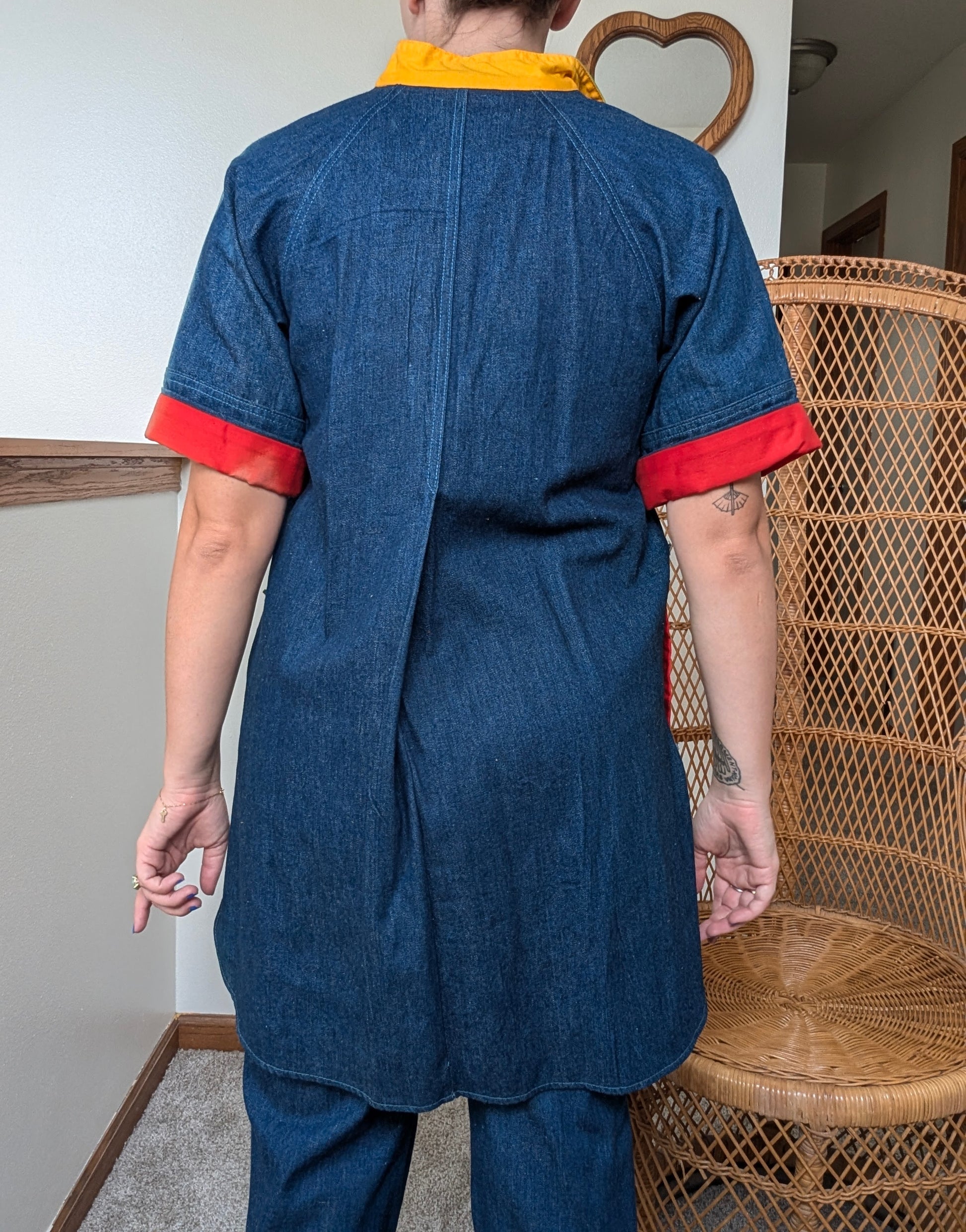 1970s colorful denim set Set Rad Bonnie's Vintage