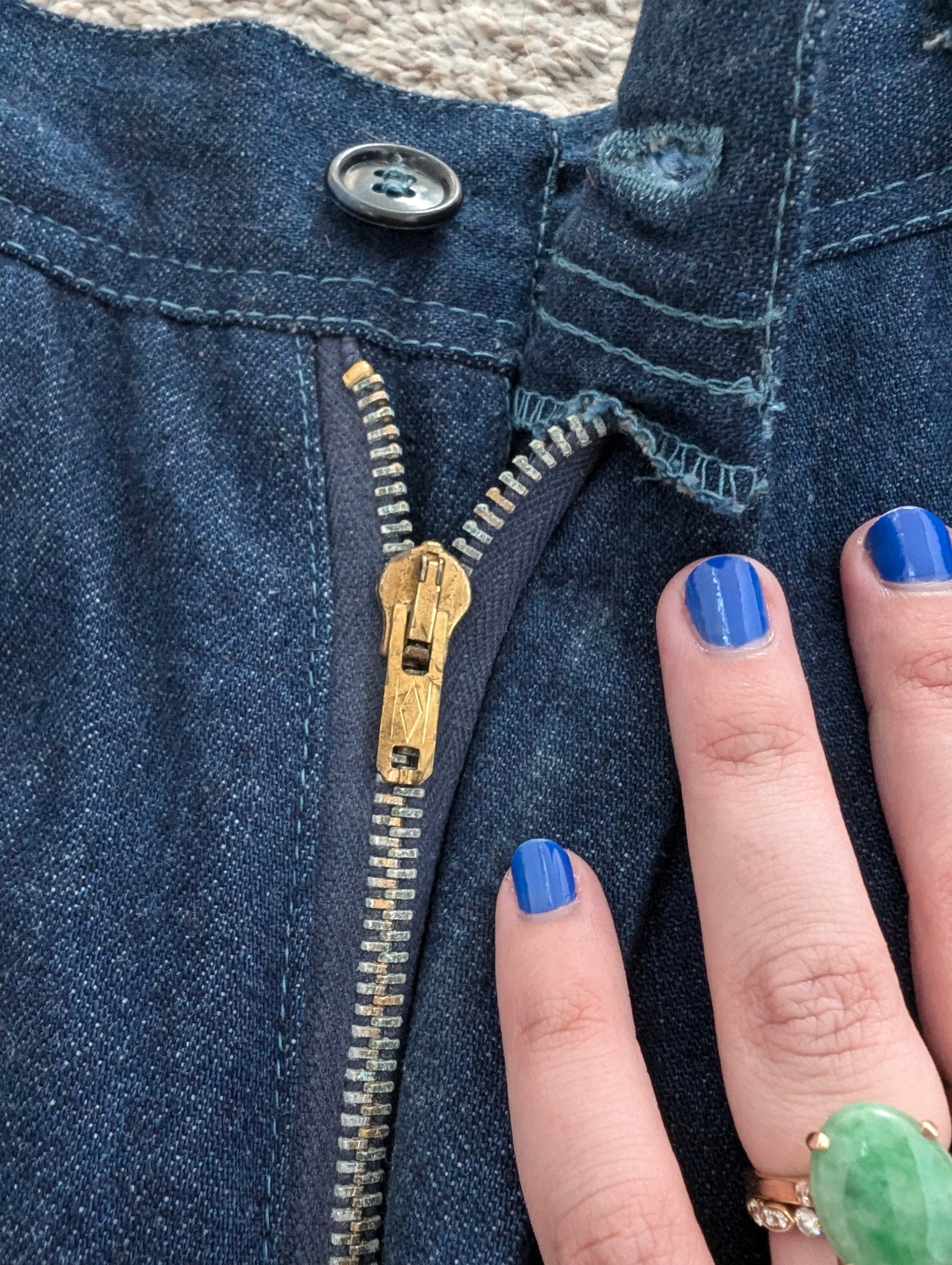 1970s colorful denim set Set Rad Bonnie's Vintage