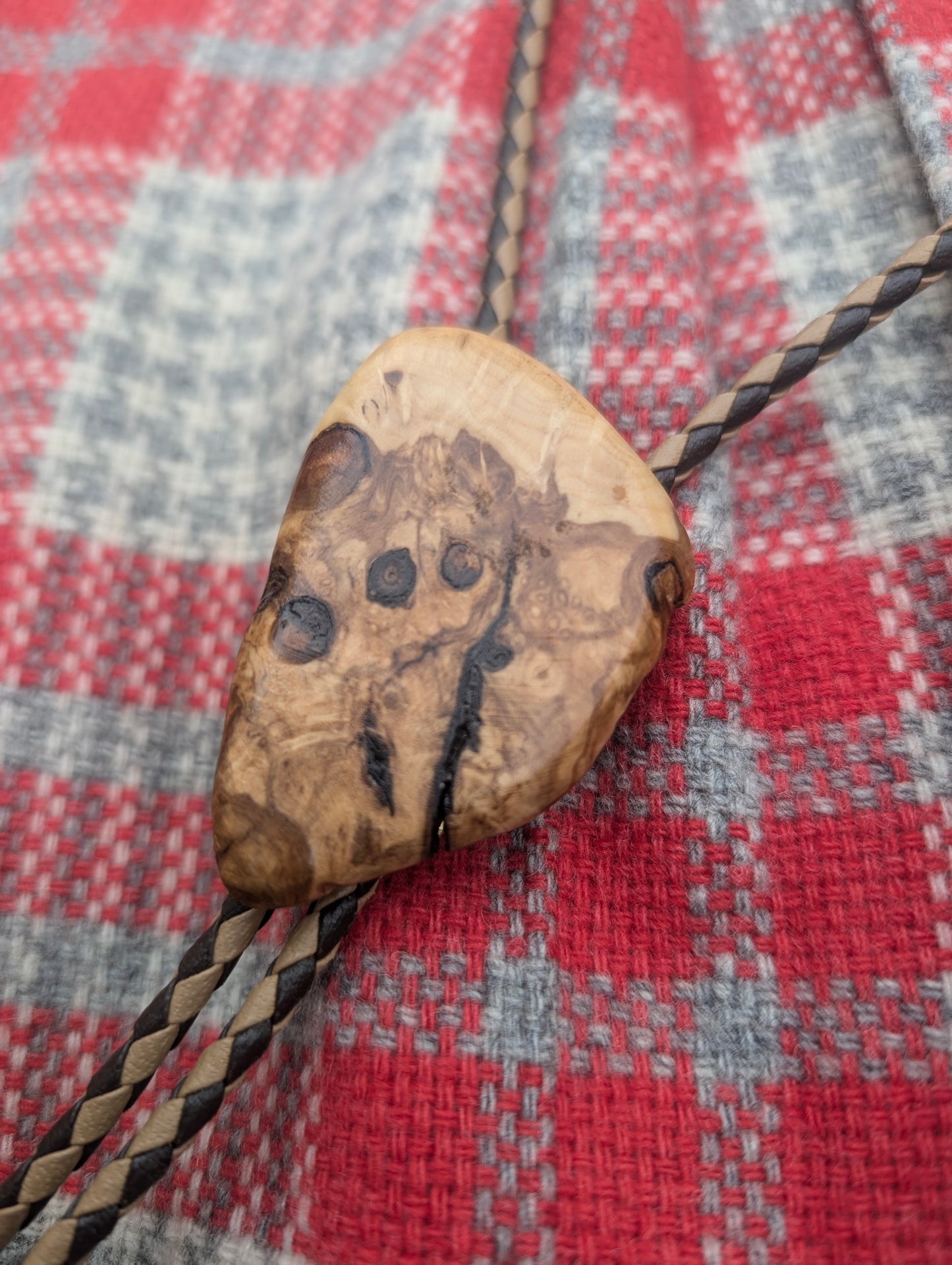 1960s wood bolo tie Bolo tie Rad Bonnie's Vintage