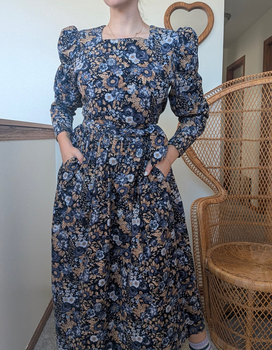 1980s Laura Ashley corduroy dress Dress Rad Bonnie's Vintage