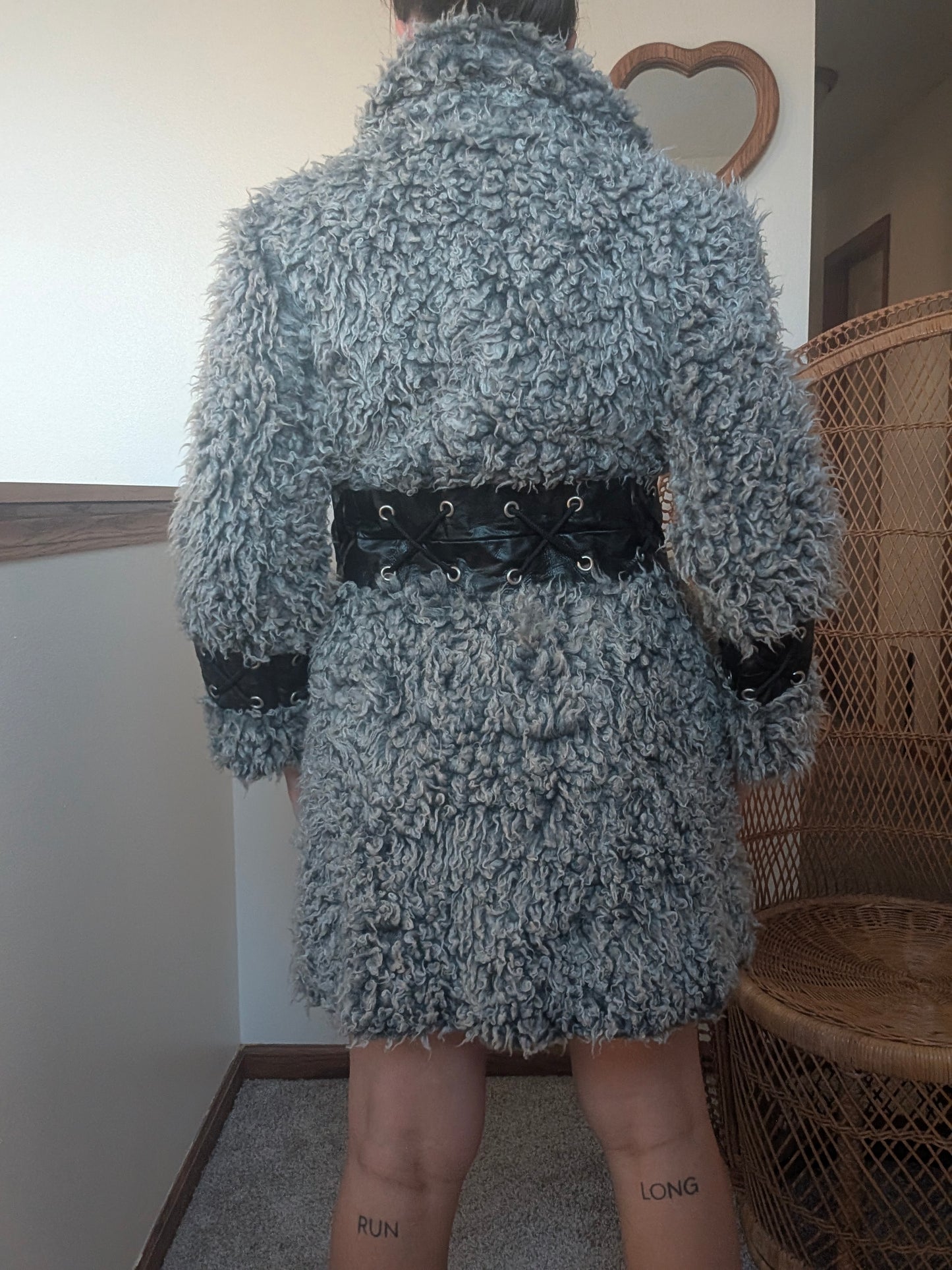 1980s curly lamb coat Coat Rad Bonnie's Vintage