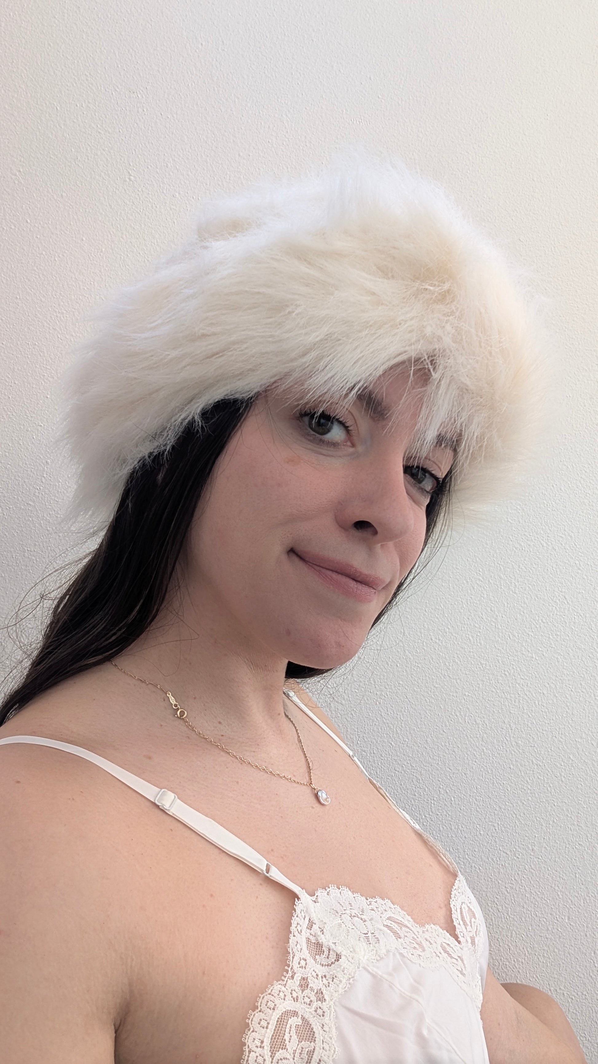 1980s fur hat hat Rad Bonnie's Vintage