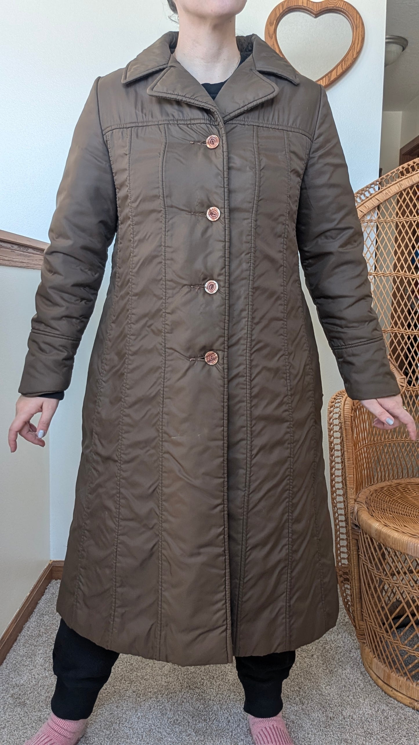 1970s brown puffer