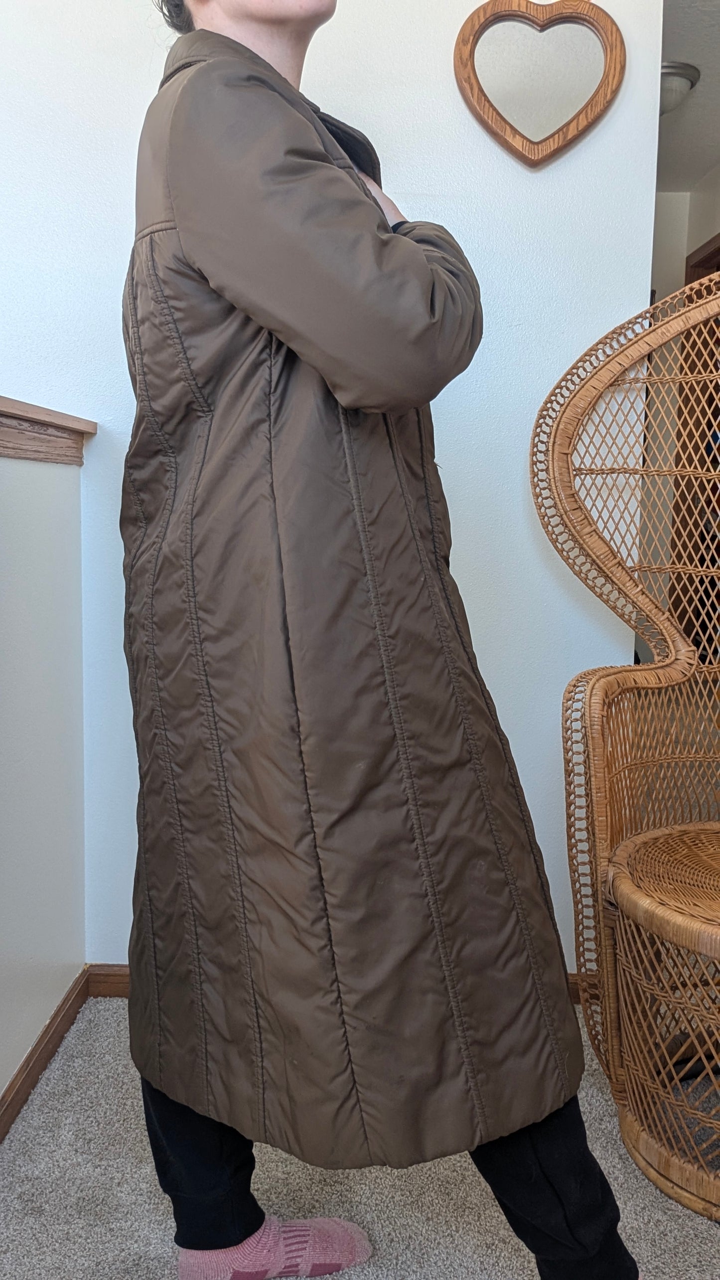 1970s brown puffer