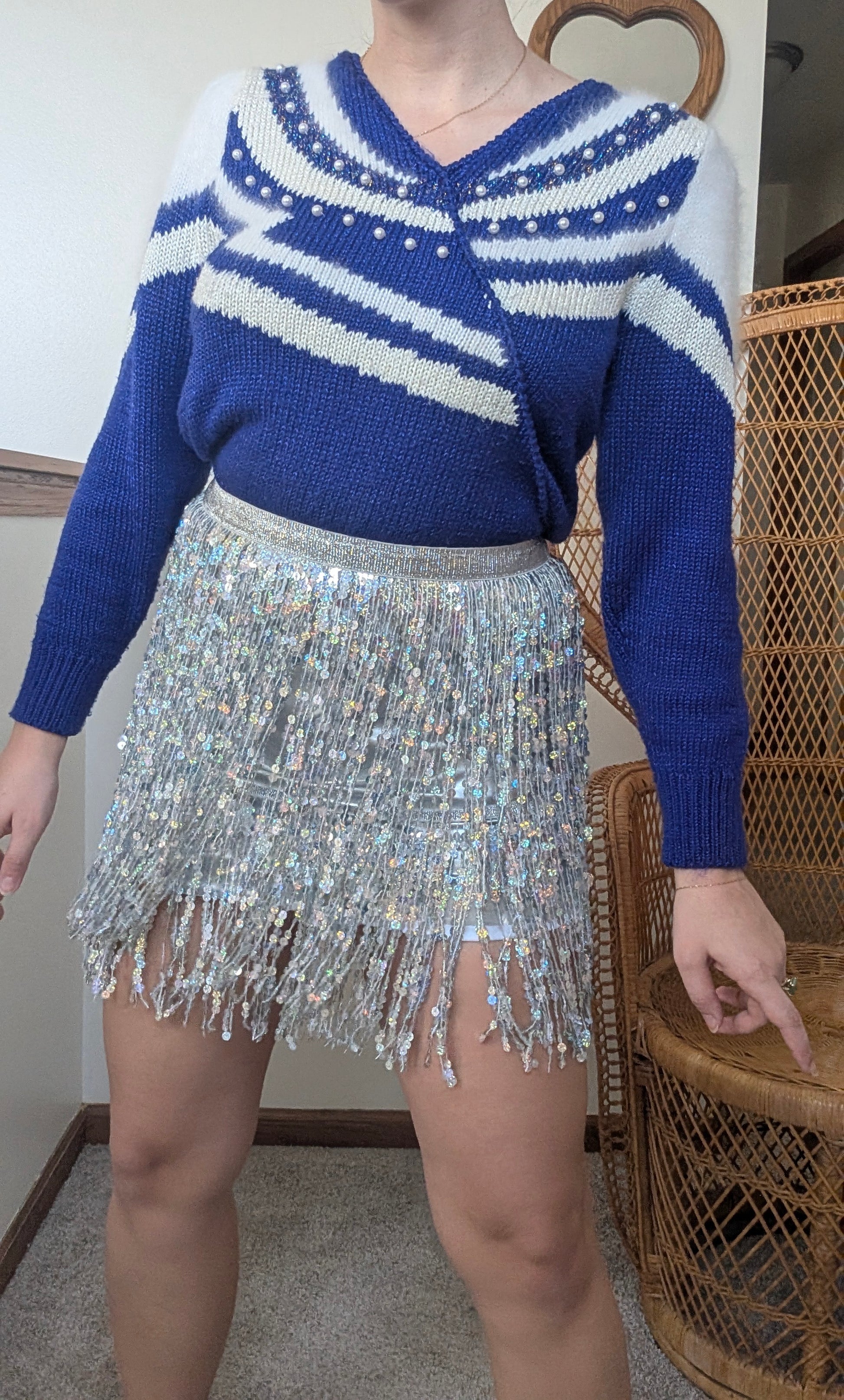 1980s glam sweater Sweater Rad Bonnie's Vintage