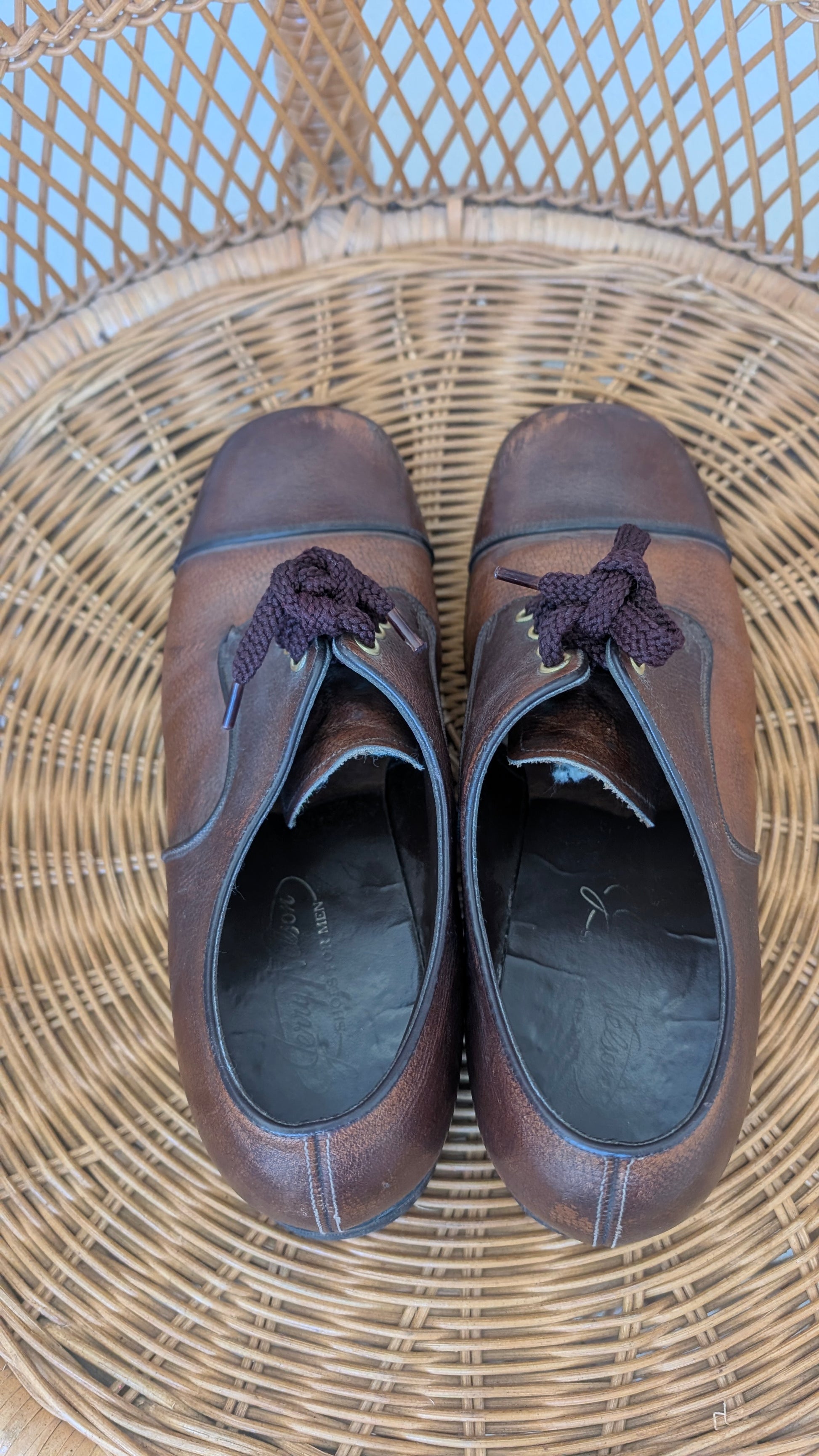 1970s brown leather shoes Shoes Rad Bonnie's Vintage
