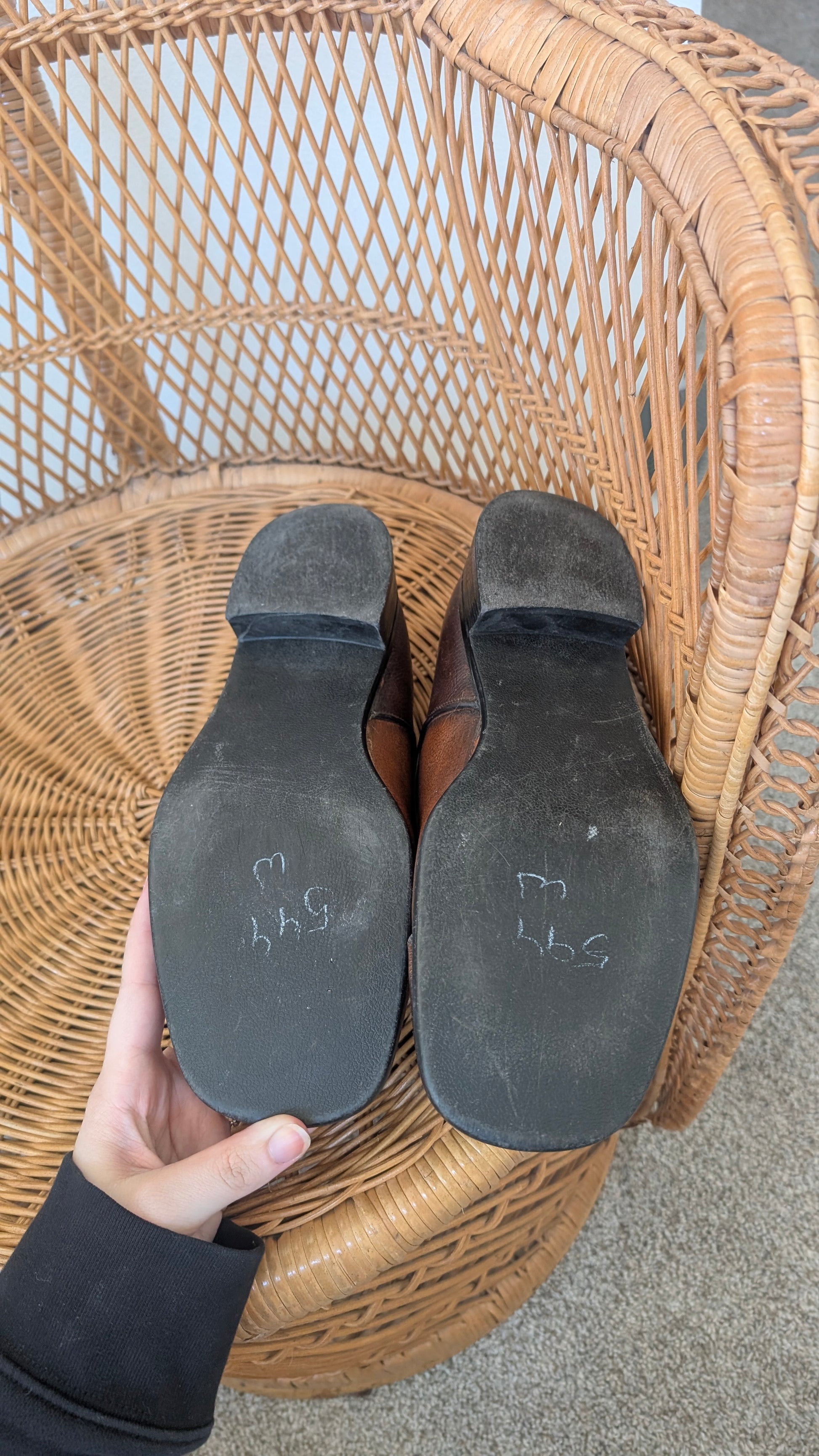 1970s brown leather shoes Shoes Rad Bonnie's Vintage