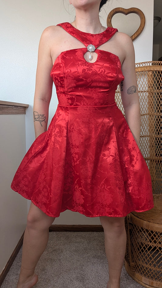 1990s brocade mini Dress Rad Bonnie's Vintage