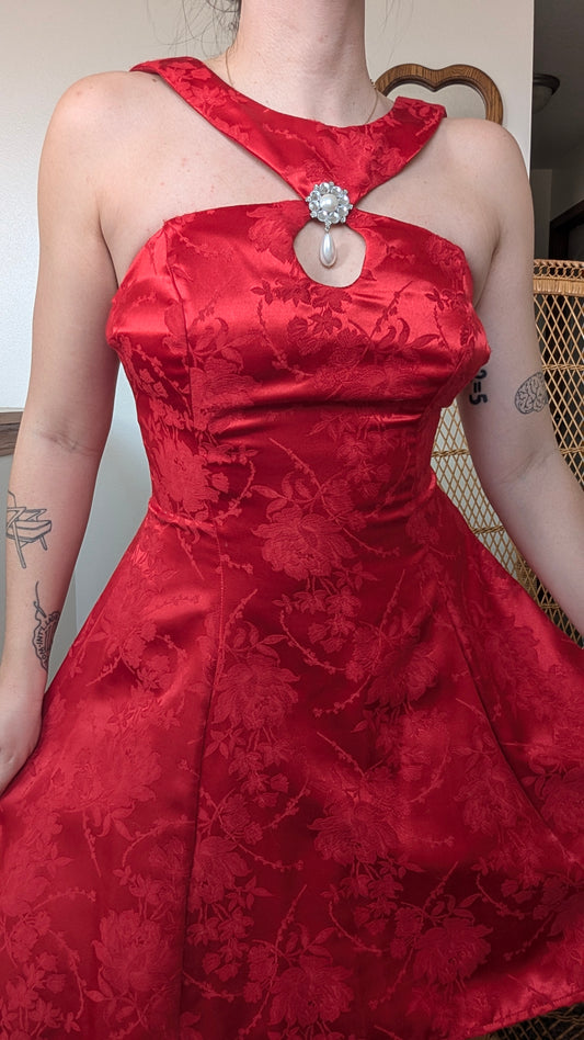 1990s brocade mini Dress Rad Bonnie's Vintage