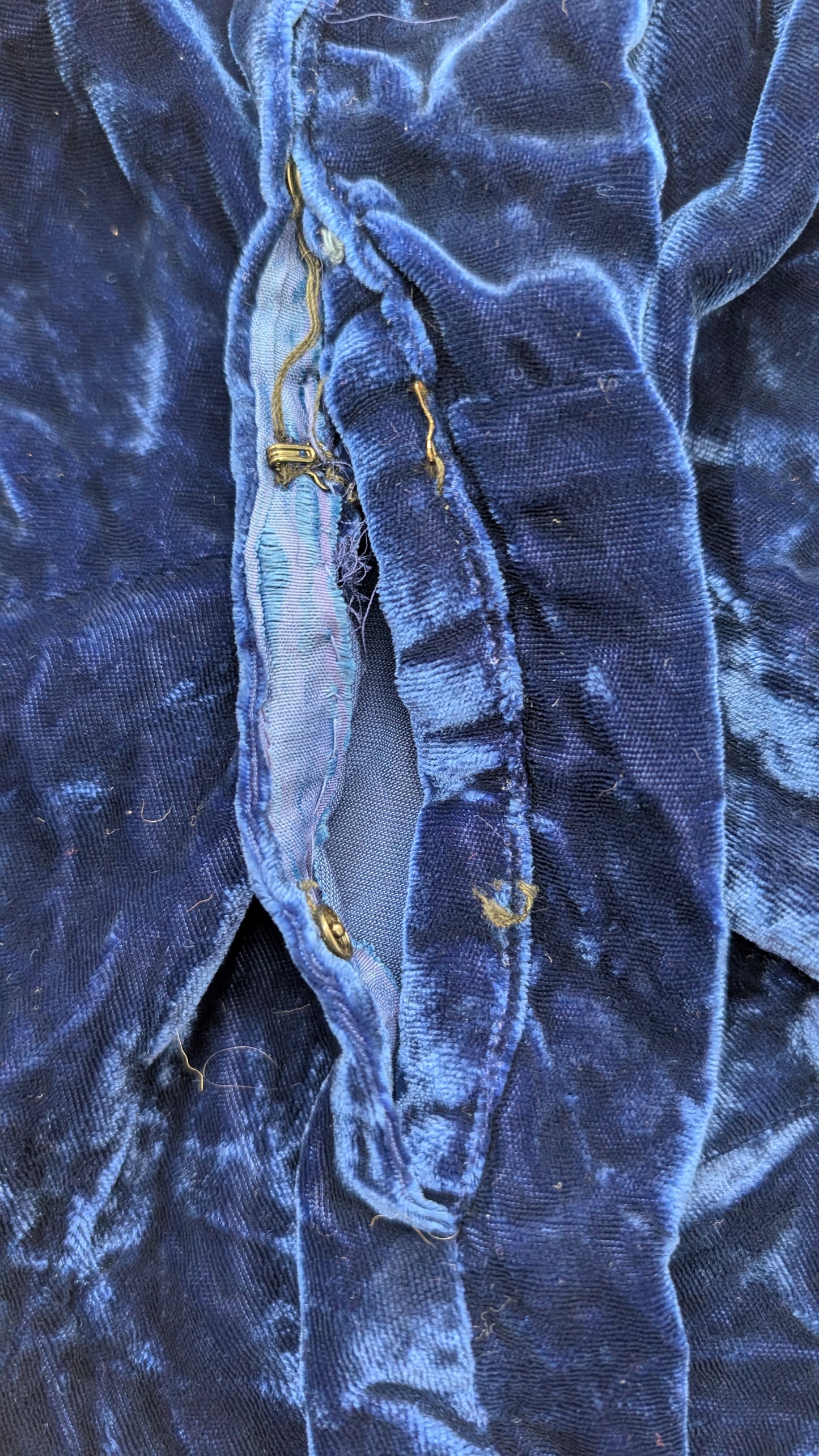 1930s velvet dress